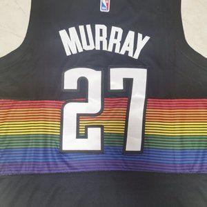 Denver Nuggets #27 Jamal Murray City Jersey black